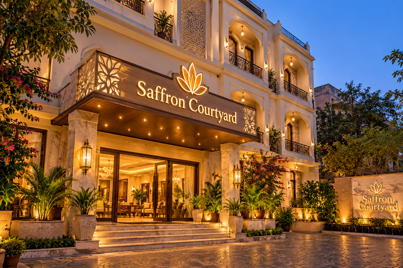 Saffron Courtyard